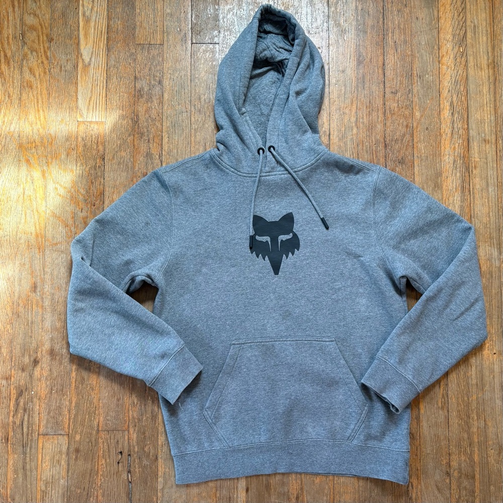 Fox Racing Grey Pullover Hoodie~ sz Small